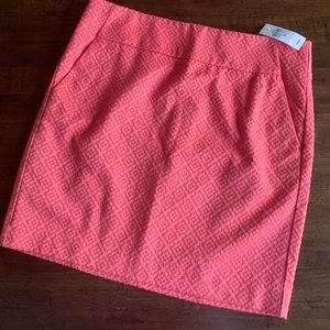 NWT ANN TAYLOR Pink Skirt Size 6 with Pockets